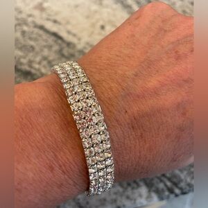 Rhinestone faux Diamond bracelet